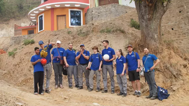 Setting up a training workshop in Nepal