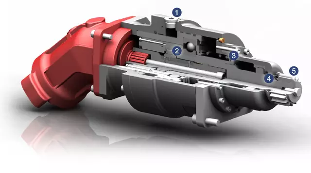 Im Inneren des hydraulischen Anlassers Voith EcoStart™