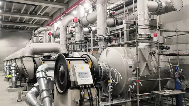 Vacuum blowers made by Runtech Systems used in Voith xVac Vacuum Systems for paper production