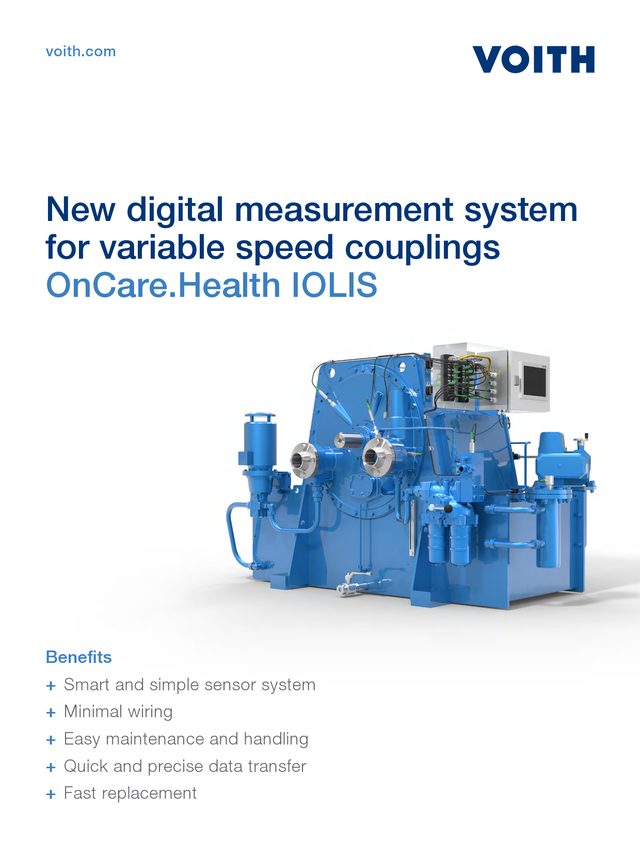 Variable speed fluid couplings Voith