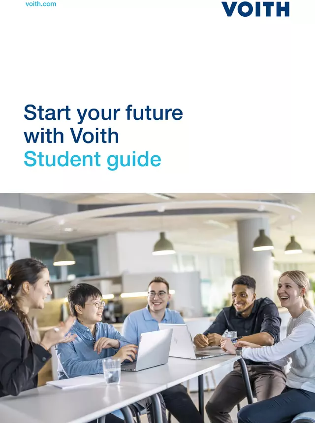 Job opportunities for students Start your career with us Voith