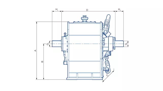 Voith | Abmessungen des TurboBelt TPXL