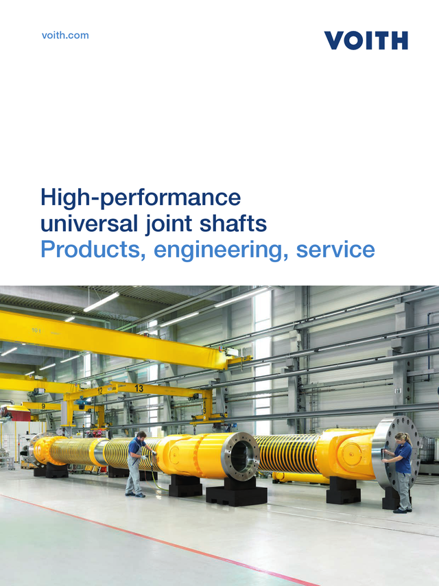 Universal Joint Shafts Voith